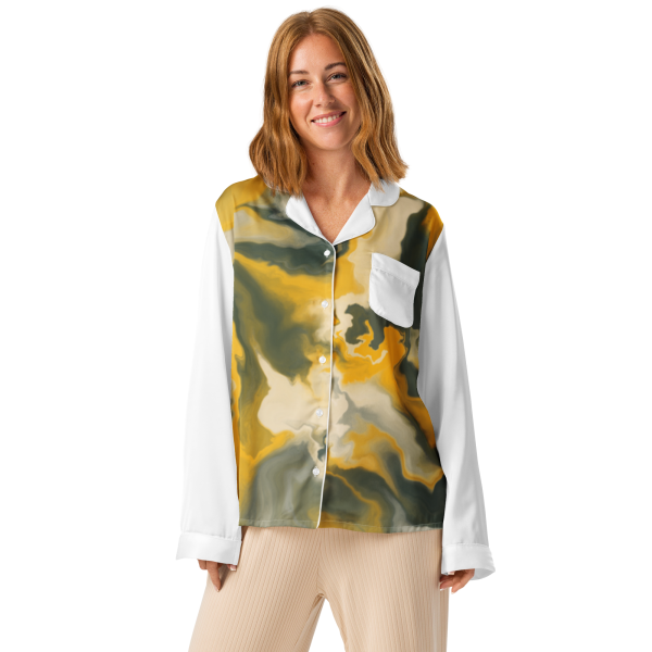 Women’s long sleeve pajama top - Image 2
